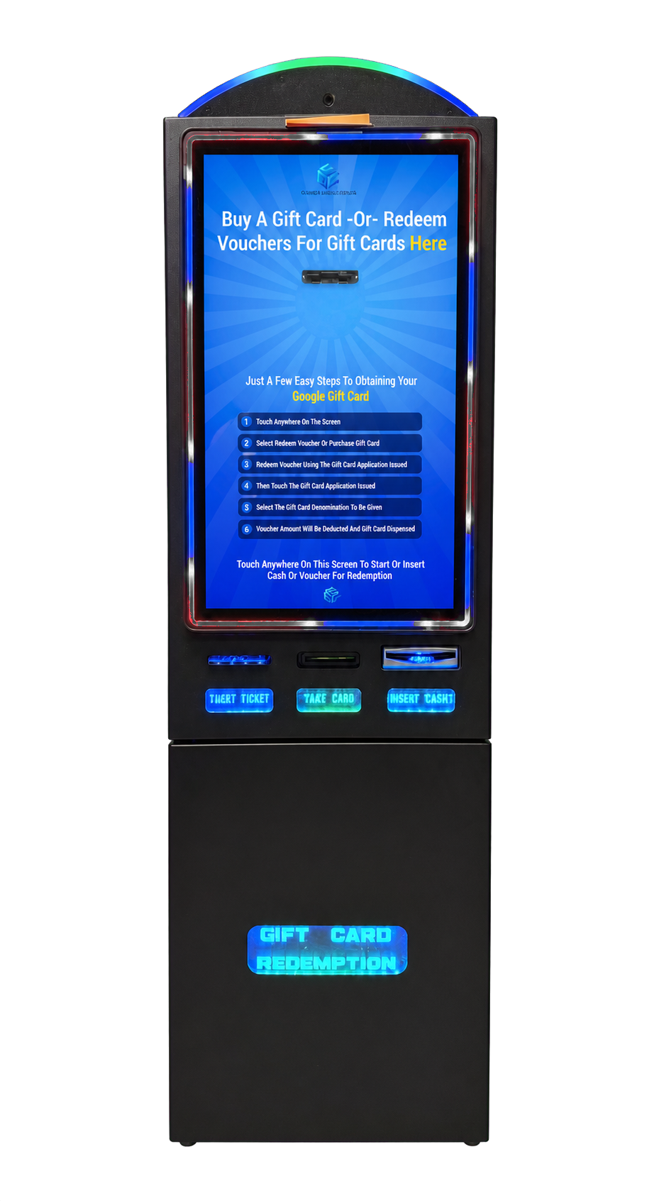 GSC full-size self-service redemption kiosk